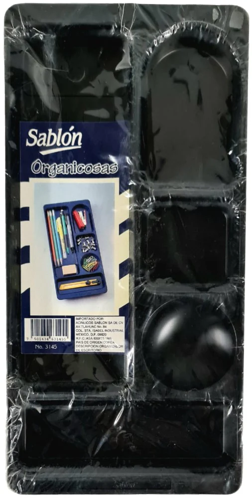 Organizador Escritorio Organicosas Negro Sablón® 3145NE [Pieza]