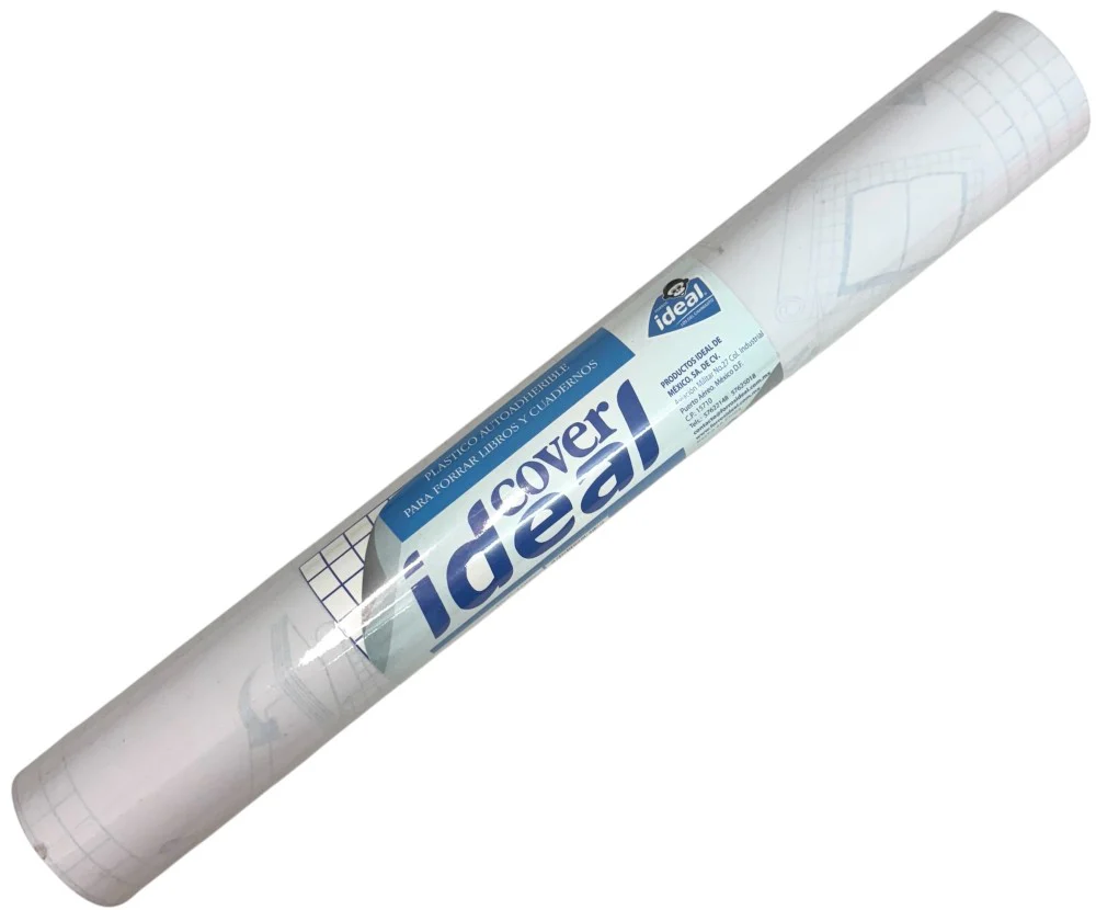 Papel Adhesivo Contac pvc Cover Transparente ,45×20m Ideal® 2319 [Rollo]