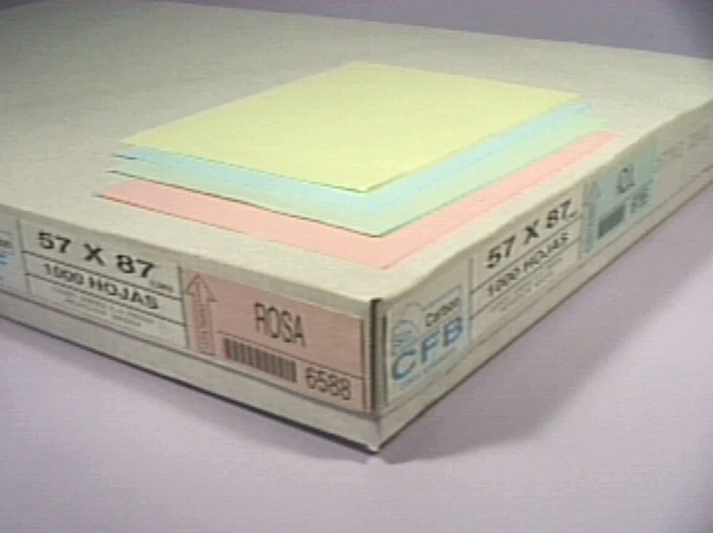 Papel Autocopiante C.F.B. NCR Canario 57×87 75g NCR® [Hoja]