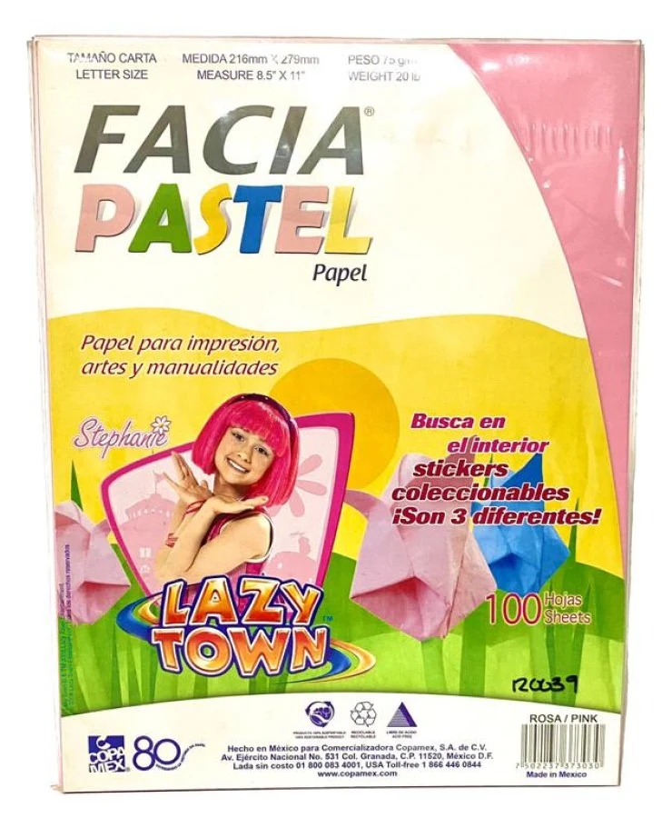 Papel Bond Color  75g Facia Pastel pack Copamex® [Cien hojas/Paquete/Resma] - Image 6