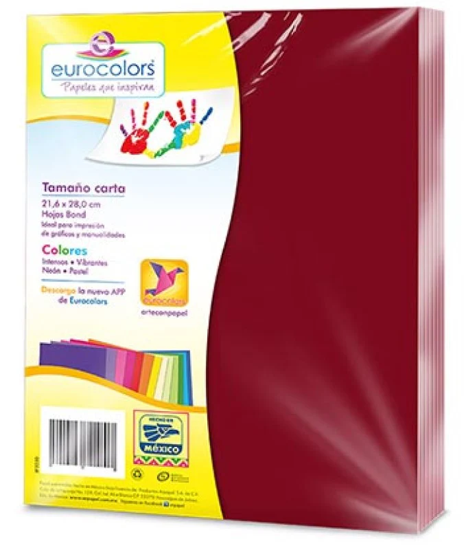 Papel Bond Color  Carta eurocolors [Cien hojas/Paquete/Resma] - Image 12