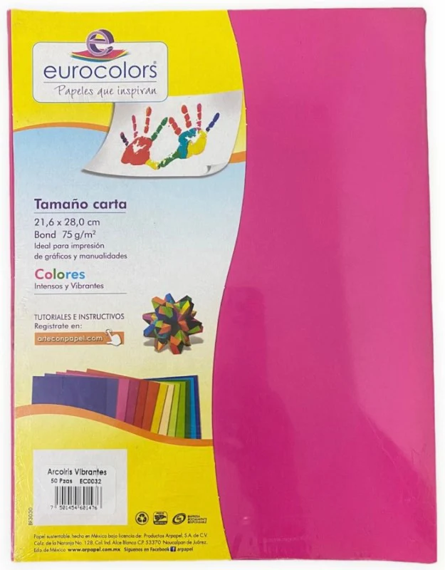 Papel Bond Color  Carta eurocolors [Cien hojas/Paquete/Resma] - Image 15