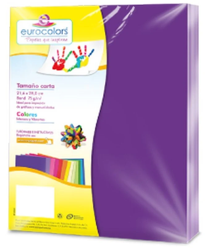 Papel Bond Color  Carta eurocolors [Cien hojas/Paquete/Resma] - Image 6