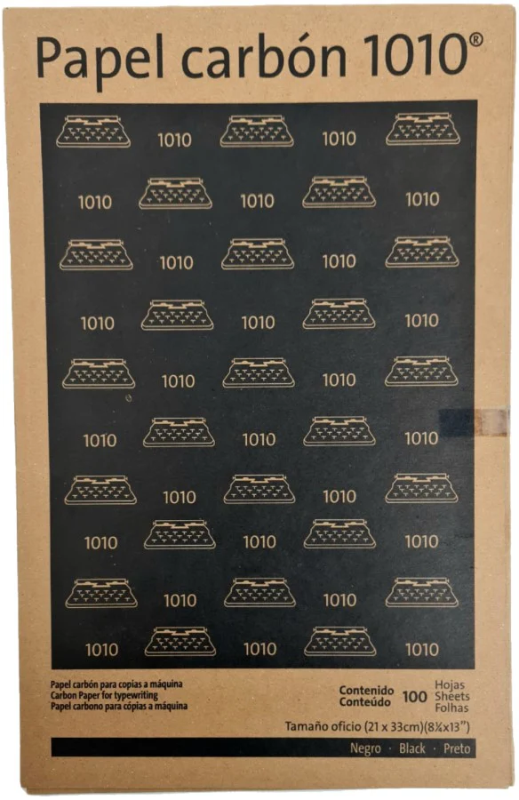 Papel Carbón 1010 c/100 Negro Oficio Pelikan® [Caja]