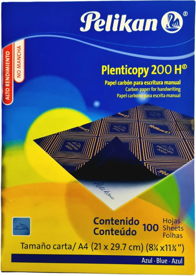 Papel Carbón Plenticopy 200 H c/100 Azul Carta Pelikan® [Caja] - Image 2