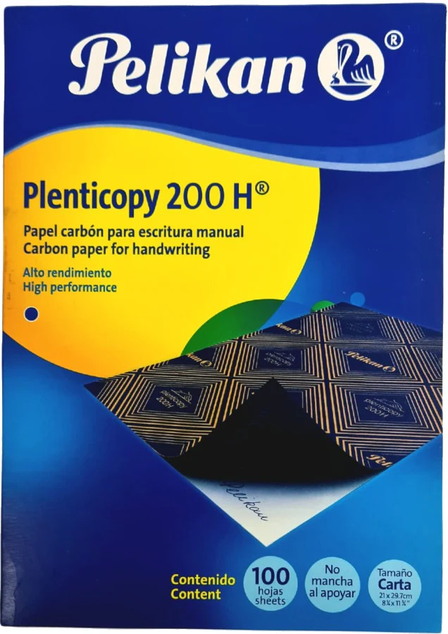 Papel Carbón Plenticopy 200 H c/100 Azul Carta Pelikan® [Caja] - Image 3