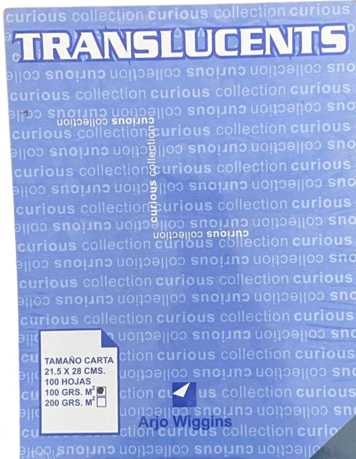 Papel Curious Translucent  c/100 Carta 100g Arjowiggins® [Cien hojas] - Image 31