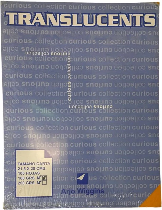 Papel Curious Translucent  c/100 Carta 100g Arjowiggins® [Cien hojas] - Image 33
