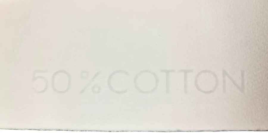 Papel Fabriano®  Blanco  50×70cm 5 GF ColdPress 50%Cotton Fedrigoni® [Hoja] - Image 4