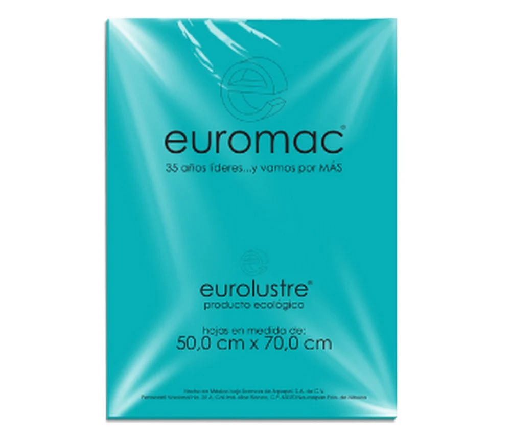 Papel Lustrina  24.5k 50×70 70g  Eurolustre euromac® [Hoja] - Image 3
