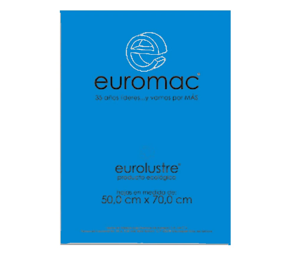 Papel Lustrina  24.5k 50×70 70g  Eurolustre euromac® [Hoja] - Image 4