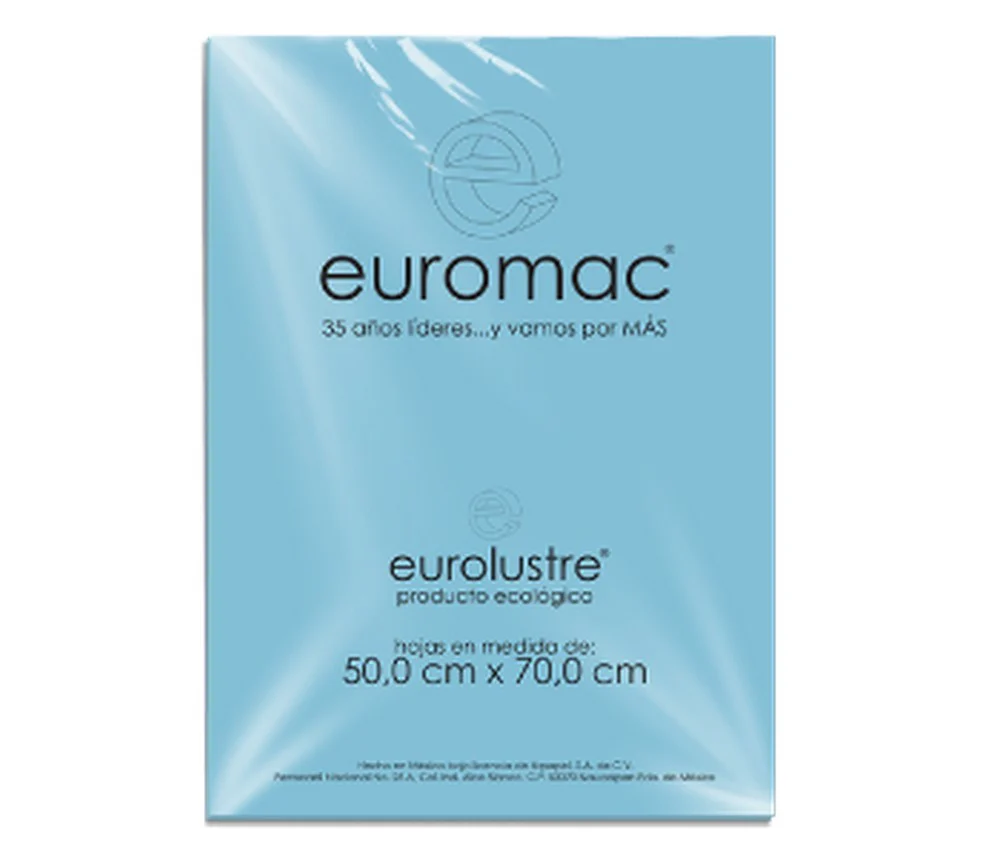 Papel Lustrina  24.5k 50×70 70g  Eurolustre euromac® [Hoja] - Image 7