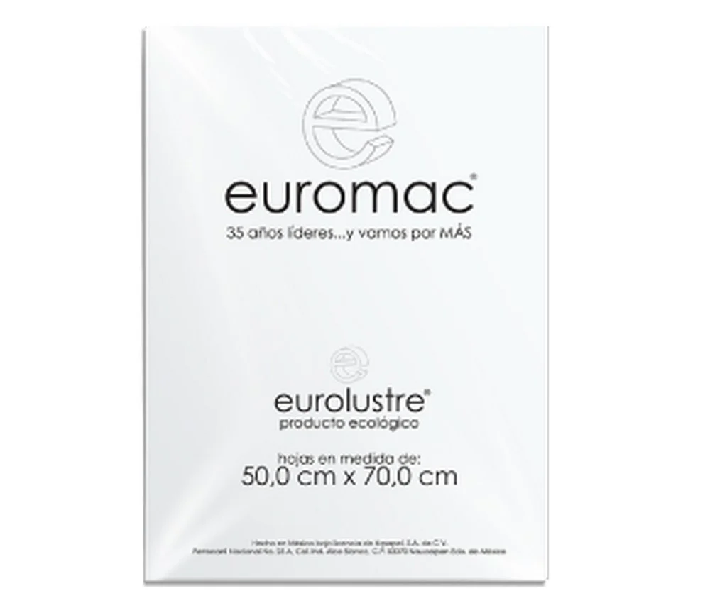 Papel Lustrina  24.5k 50×70 70g  Eurolustre euromac® [Hoja] - Image 8
