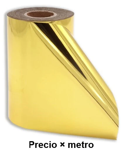 Papel Metalizado Metalustre Rollo Oro Centenario .60×1m euromac® ML0012 [Metro]