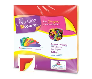 Papel p/Origami  E-Bicolor eurocolors [Paquete] - Image 10