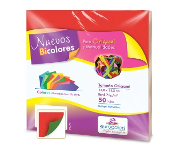 Papel p/Origami  E-Bicolor eurocolors [Paquete] - Image 11