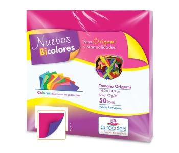 Papel p/Origami  E-Bicolor eurocolors [Paquete] - Image 12