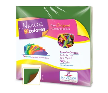 Papel p/Origami  E-Bicolor eurocolors [Paquete] - Image 14