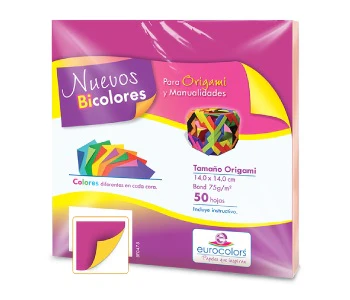 Papel p/Origami  E-Bicolor eurocolors [Paquete] - Image 9