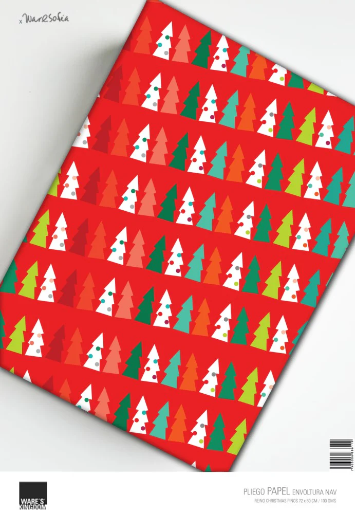 Papel p/Regalo Navidad  100g  Surtido Ware’s® Kingdom [Hoja] - Image 5