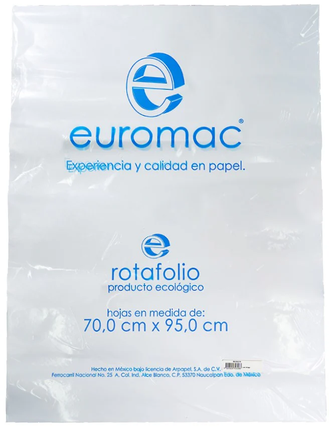 Papel p/Rotafolio  68g  70×95cm euromac® [Hoja/Bolsa]