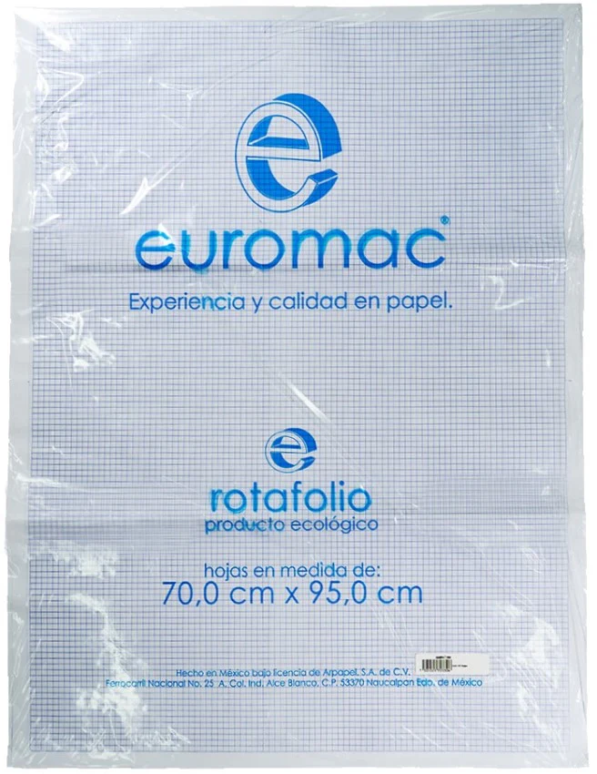 Papel p/Rotafolio  68g  70×95cm euromac® [Hoja/Bolsa] - Image 4