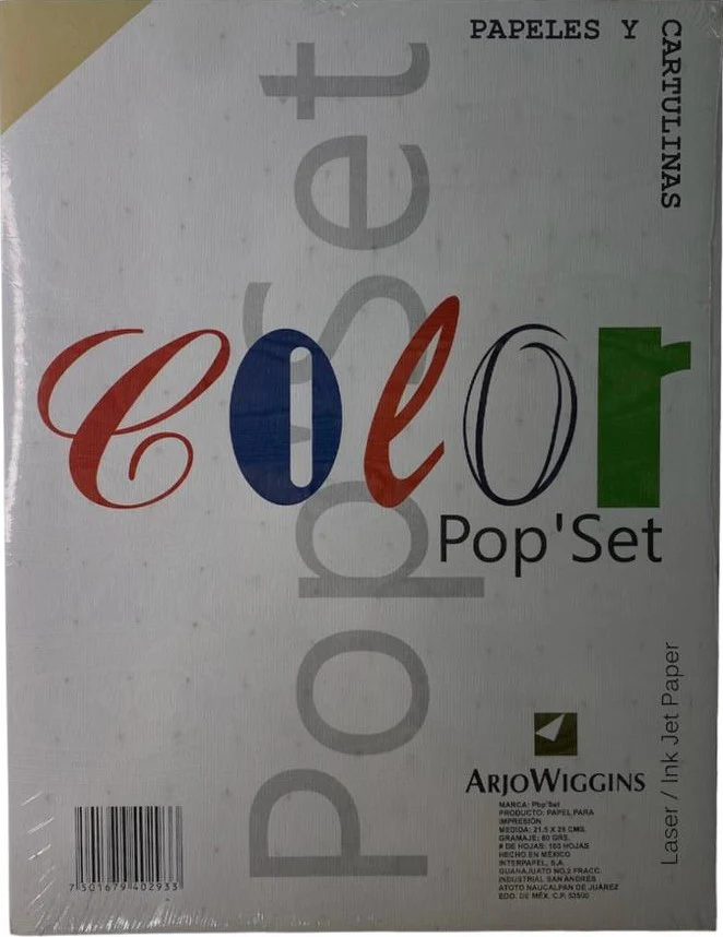 Papel Pop'Set  80g  Carta Paquete c/100 Arjowiggins® [Cien hojas] - Image 13