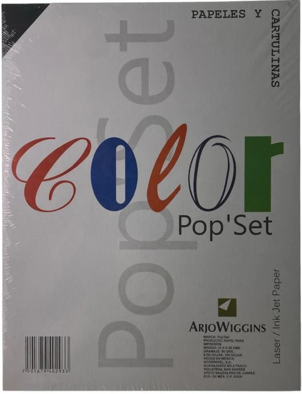 Papel Pop'Set  80g  Carta Paquete c/100 Arjowiggins® [Cien hojas] - Image 17