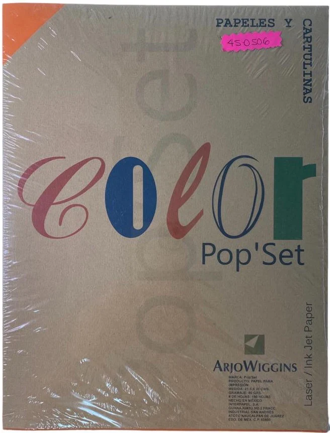 Papel Pop'Set  80g  Carta Paquete c/100 Arjowiggins® [Cien hojas] - Image 27