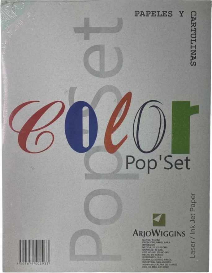 Papel Pop'Set  80g  Carta Paquete c/100 Arjowiggins® [Cien hojas] - Image 35