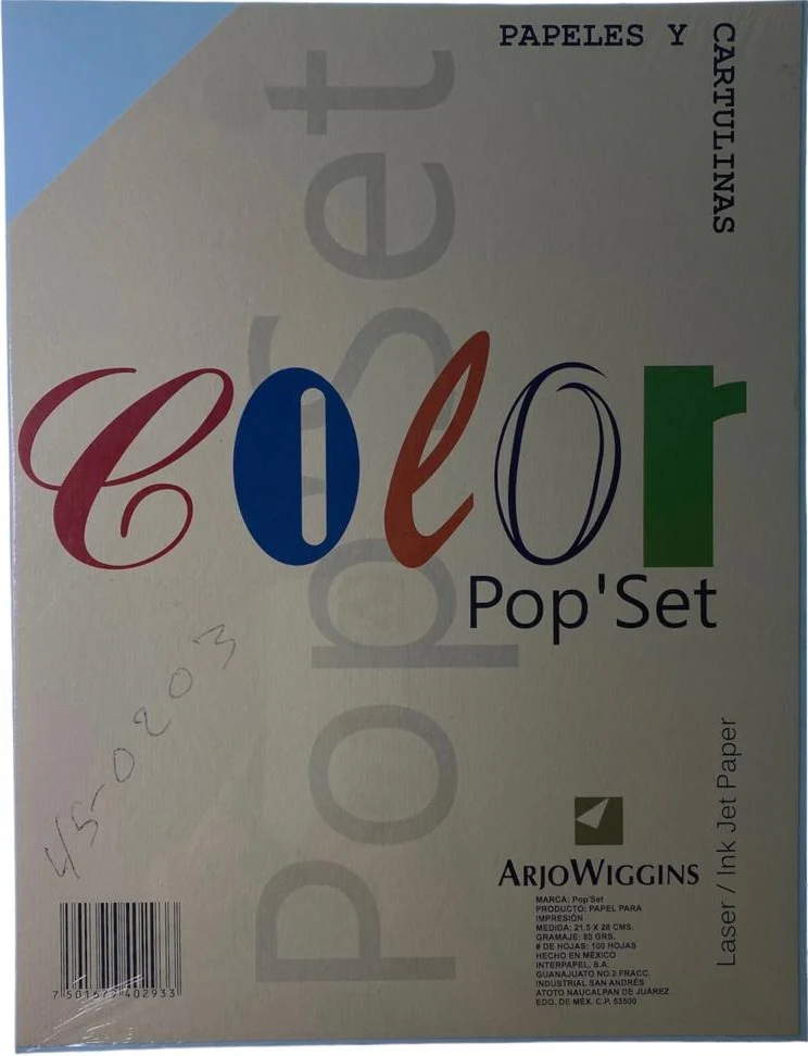 Papel Pop'Set  80g  Carta Paquete c/100 Arjowiggins® [Cien hojas] - Image 9