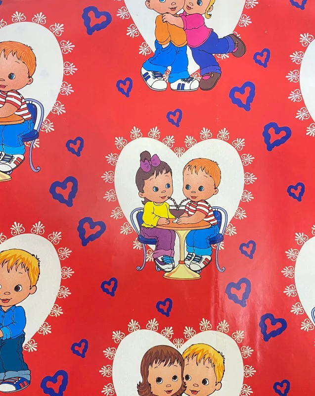 Papel Regalo San Valentin Corazon novios ch c/25 50×70cm granmark® 366 [Paquete]