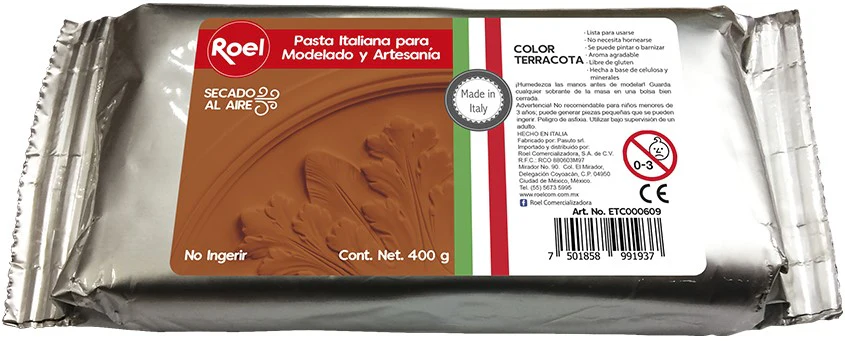 Pasta p/Modelar p/Moldear  400g  Italiana Roel® [Pieza] - Image 2