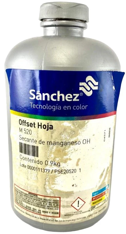 Pasta Secante Manganeso M 520 900g Sanchez® PSE20520 1 [Contenedor plástico]