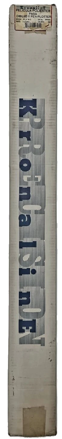 Película Poliéster Rollo Calibre.003" 1/cara N/2" Mate .91×18.3m KronalinE® PP603 [Rollo] - Image 3