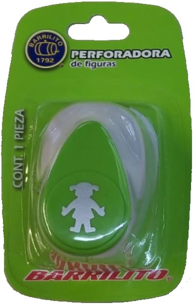 Perforadora Figuras Niña Mediana Barrilito® M10 [Pieza]