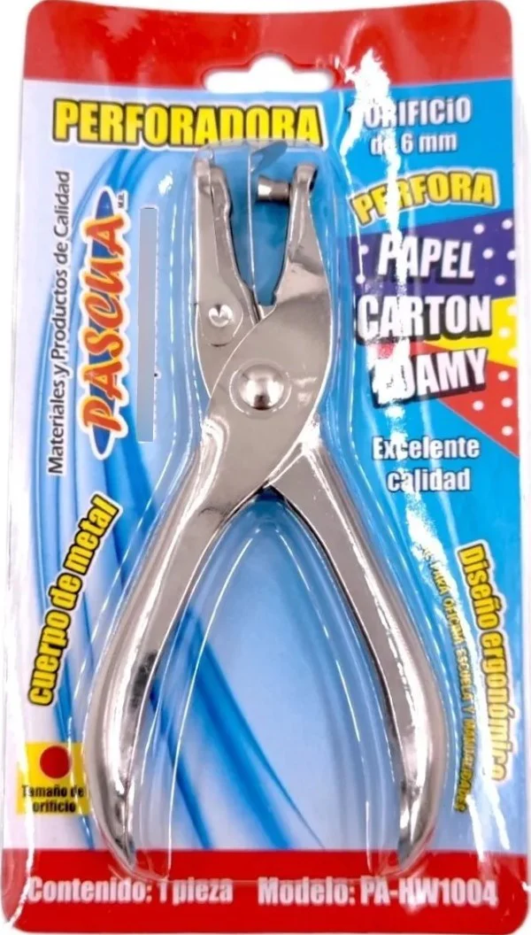 Perforadora Pinza Circulo ¼" Pascua® PA-HW-1004 [Pieza]