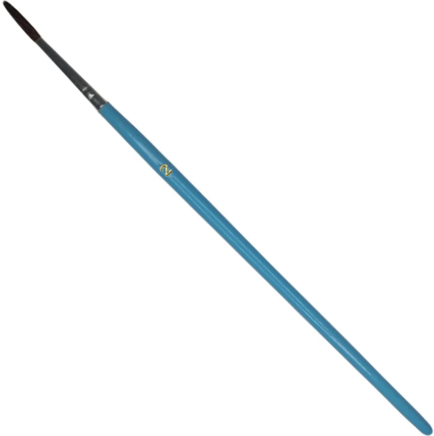 Pincel p/Acuarela Escolar Pelo de Pony #2 Celeste Delta® PD2 [Pieza]