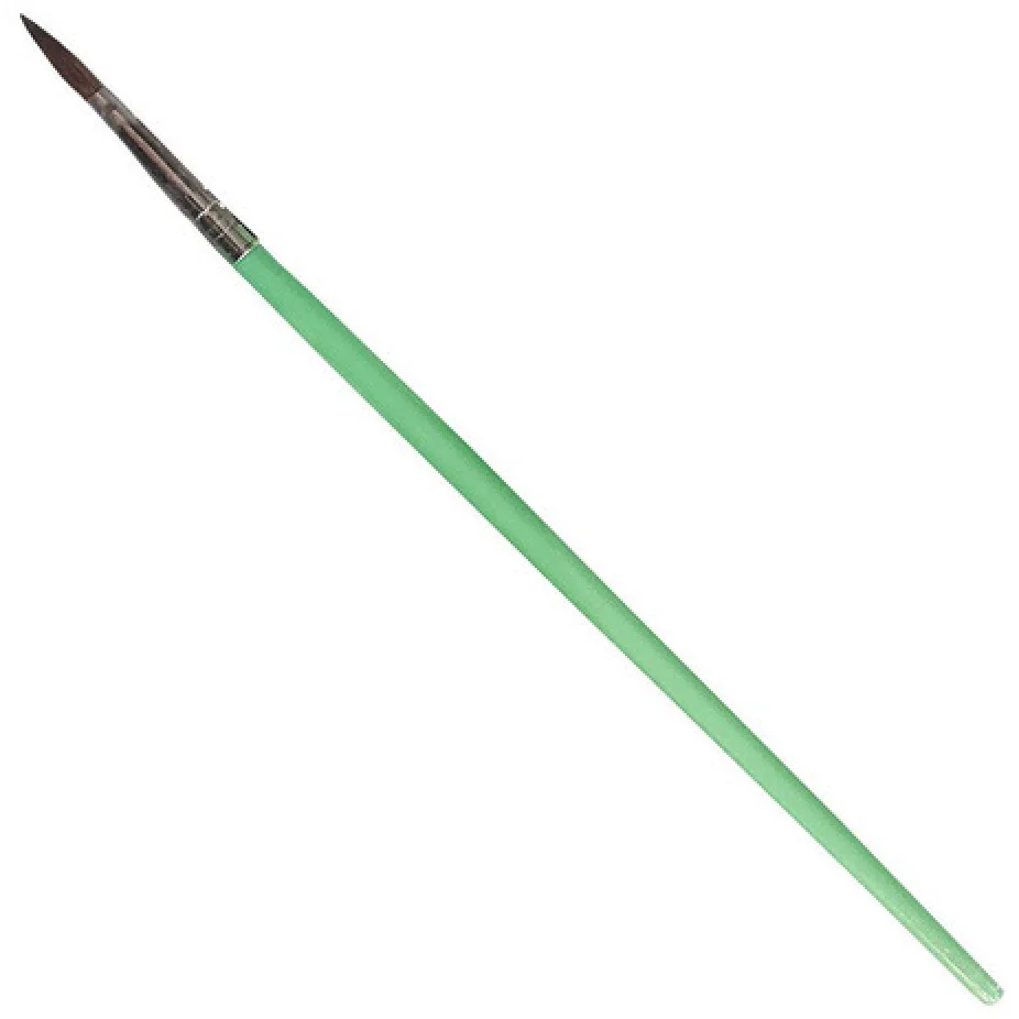 Pincel p/Acuarela Escolar Pelo de Pony #4 Verde Delta® PD4 [Pieza]