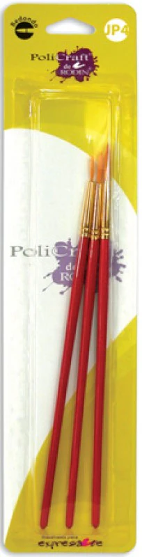 Pincel p/Manualidades Policraft JP4 Blíster c/3 Sint.Redon Rodin® 71942 [Pieza]
