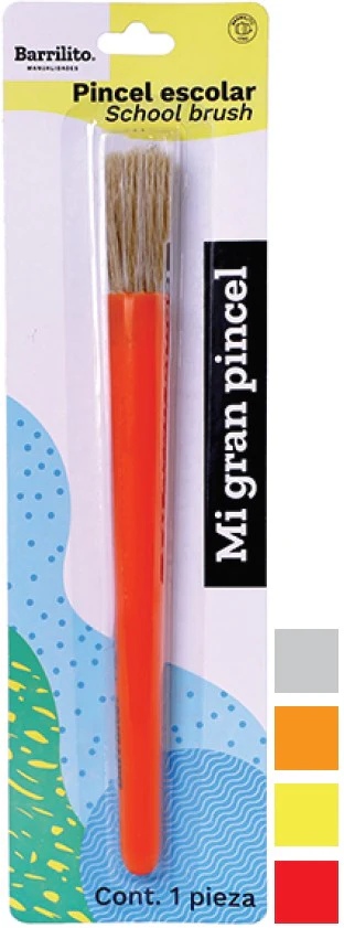 Pincel p/Manualidades Preescolar Barrilito® PEB4 [Pieza]