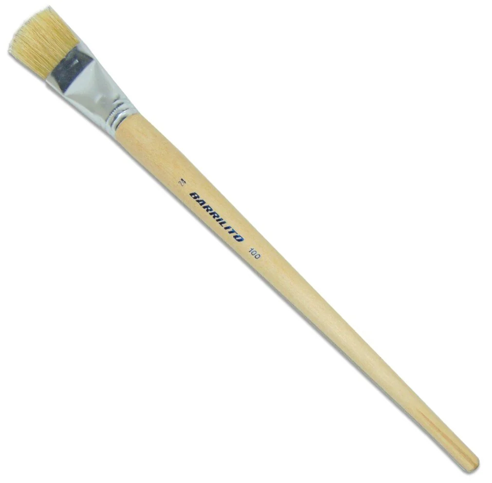 Pincel p/Oleo  Madera 100 Plano pelo de Cerdo Barrilito® [Pieza] - Image 12