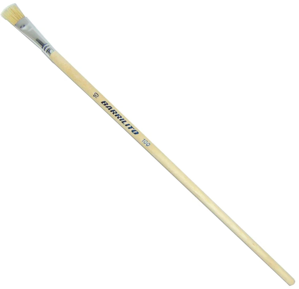 Pincel p/Oleo  Madera 100 Plano pelo de Cerdo Barrilito® [Pieza] - Image 5