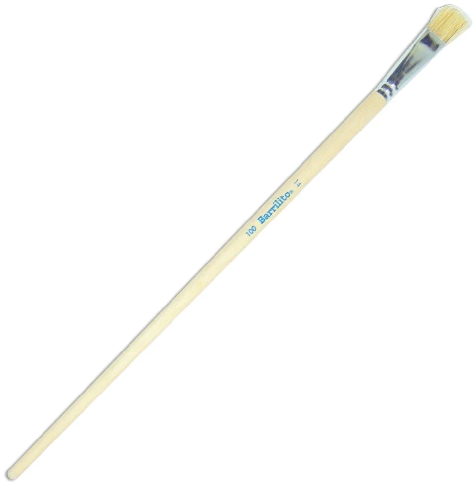 Pincel p/Oleo  Madera 100 Plano pelo de Cerdo Barrilito® [Pieza] - Image 7