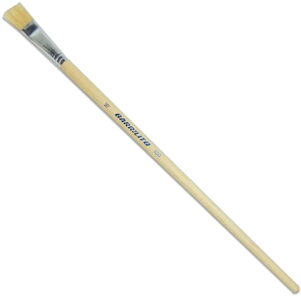 Pincel p/Oleo  Madera 100 Plano pelo de Cerdo Barrilito® [Pieza] - Image 8