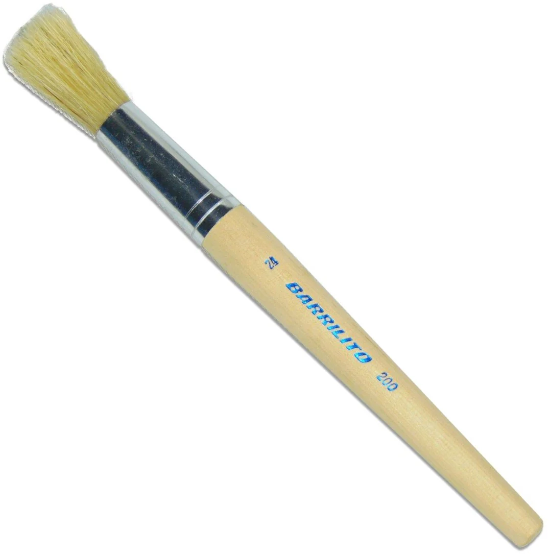 Pincel p/Oleo  Madera 200 Redondo pelo de Cerdo Barrilito® [Pieza] - Image 11