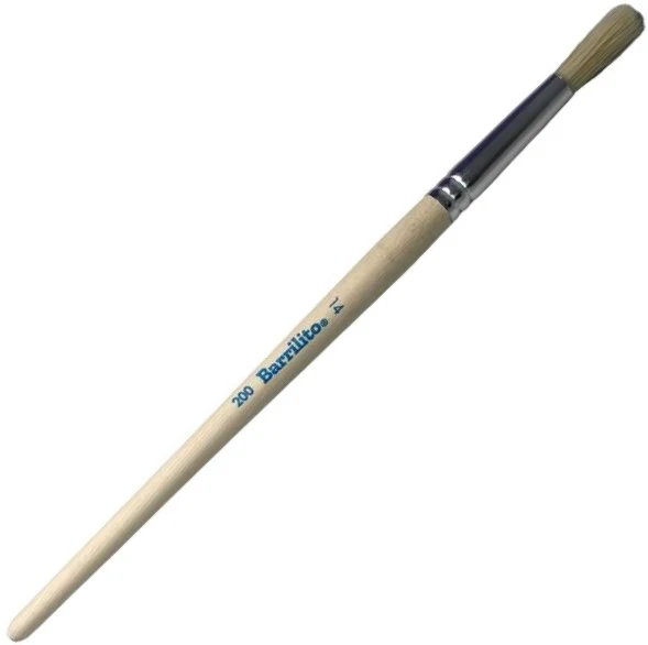 Pincel p/Oleo  Madera 200 Redondo pelo de Cerdo Barrilito® [Pieza] - Image 6