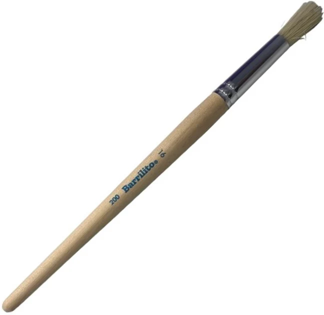 Pincel p/Oleo  Madera 200 Redondo pelo de Cerdo Barrilito® [Pieza] - Image 7