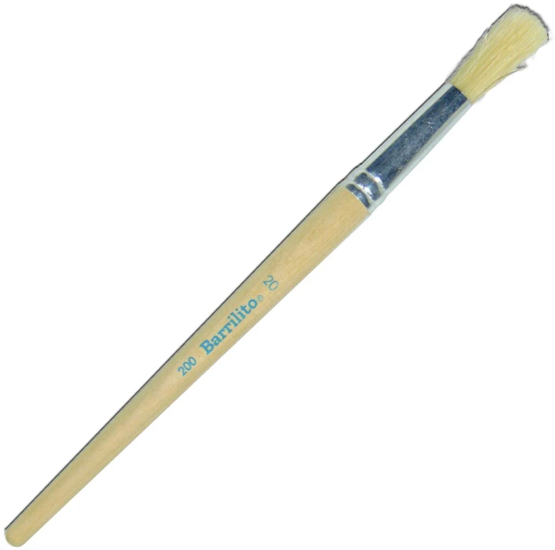 Pincel p/Oleo  Madera 200 Redondo pelo de Cerdo Barrilito® [Pieza] - Image 9