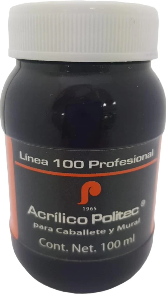Pintura Acrílica Línea100 #119 Mural 100ml Violeta Sol Politec® [Pieza]